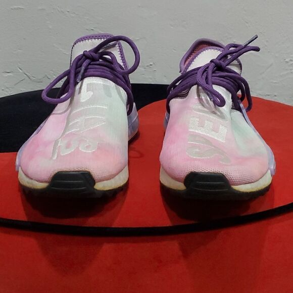 Adidas Pharrell × NMD Human Race Trail Holi Festival Mens Size 10 - Picture 10 of 16